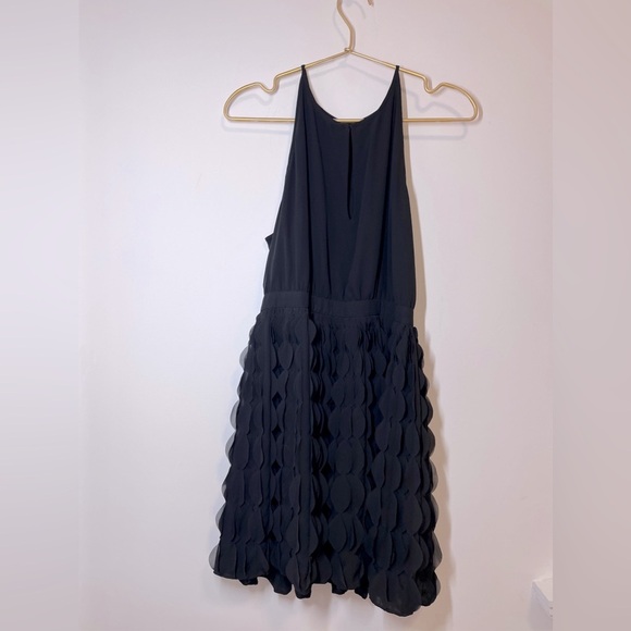 Diane Von Furstenberg Black Keyhole Halter Dress - Picture 1 of 16